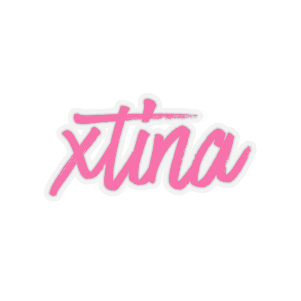 Hot Pink xtina Sticker: Show Your Fandom in Style!