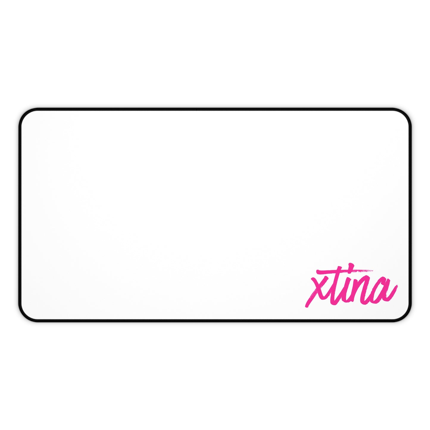 xtina’s Hot Pink Gamer Desk Mat: Customizable Comfort for Your Ultimate Setup!