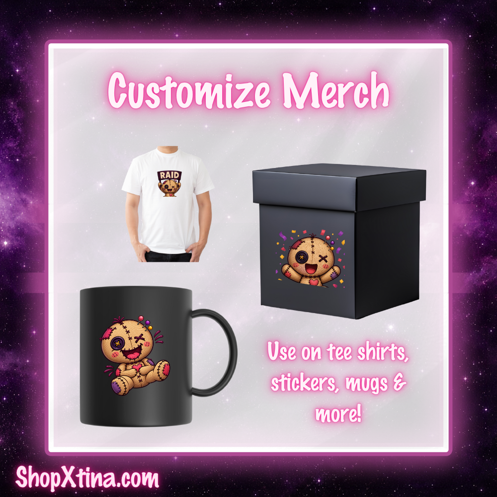 Sweet and Spooky Voodoo Doll Emote Pack  | Discord, Twitch, Youtube, OBS, Streamlabs | Hype, Love, Lurk, Raid, Cheers & More | Great For Streamers (Copy) (Copy)